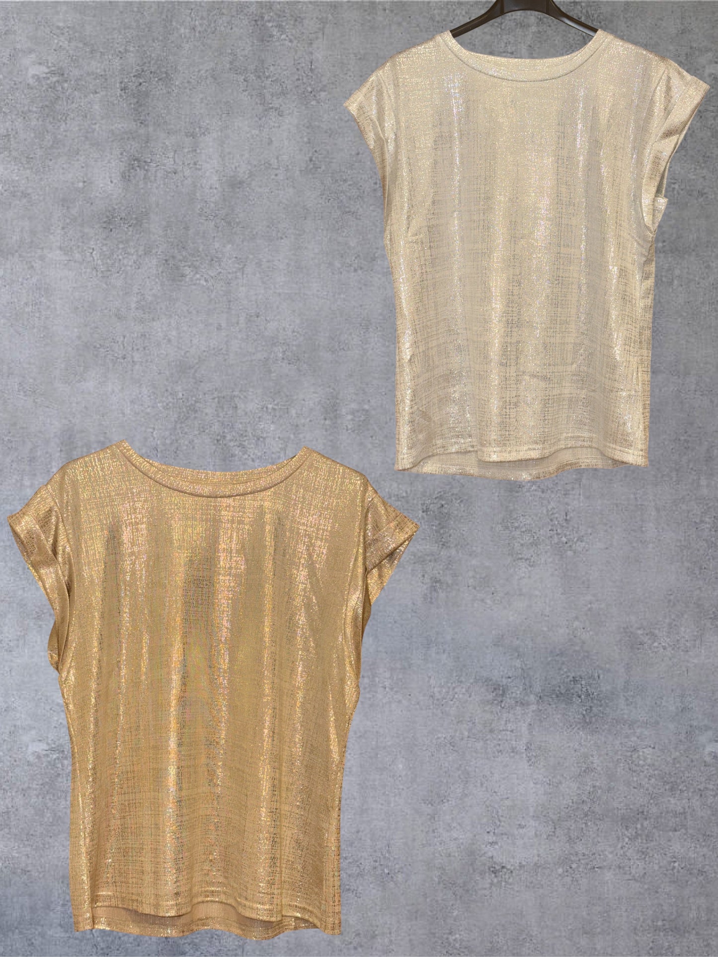Metallic Shimmer Top