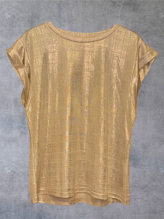 Metallic Shimmer Top